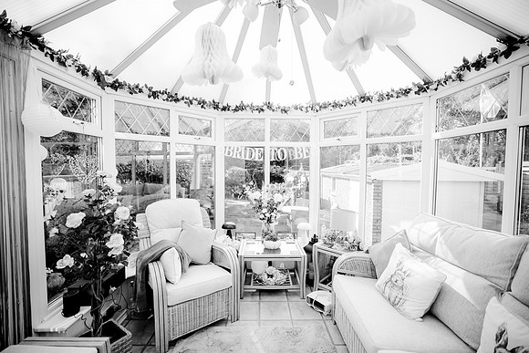 Sarah & Darren - Our Wedding-7- B&W